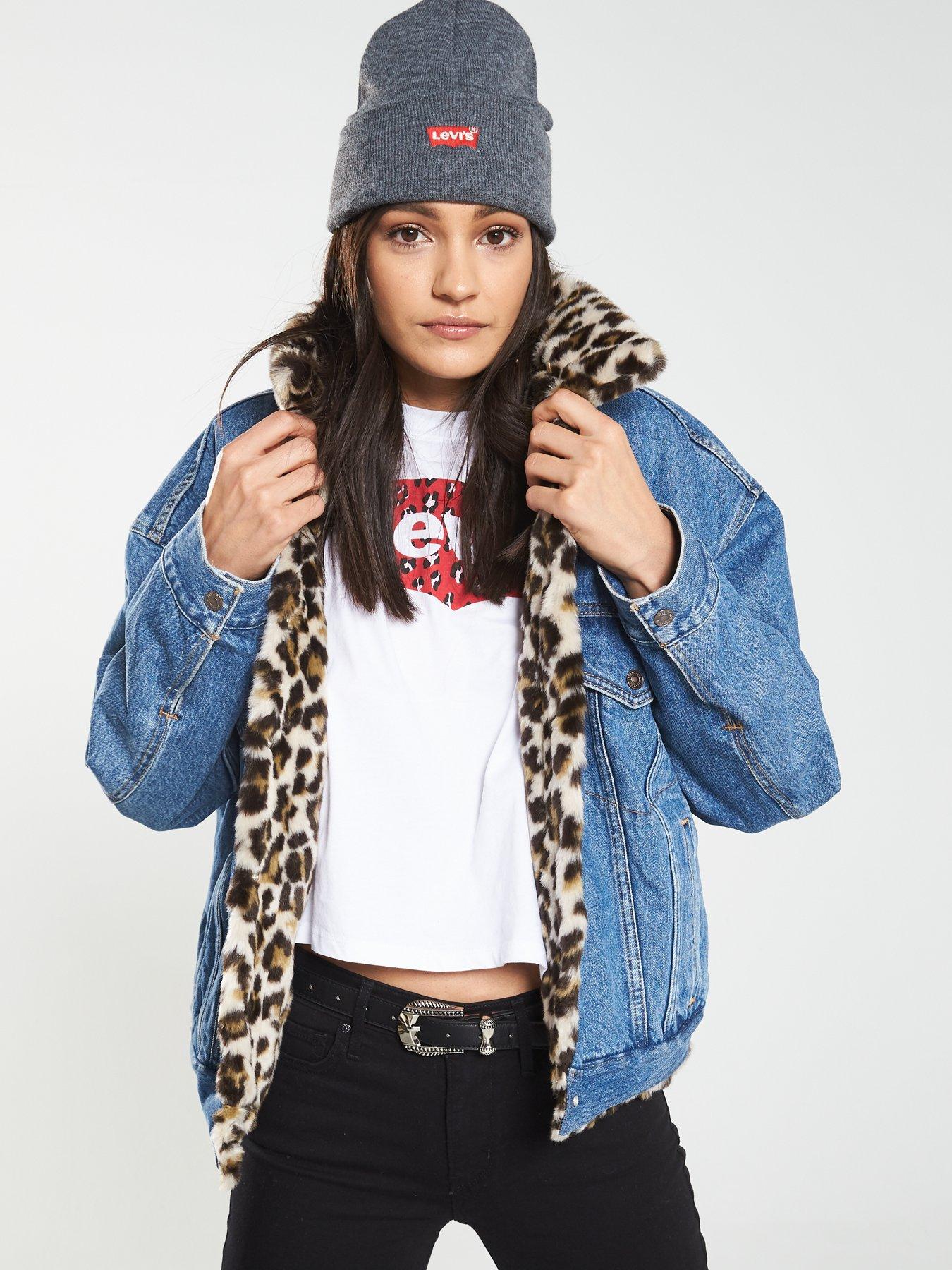 levi's leopard jacket