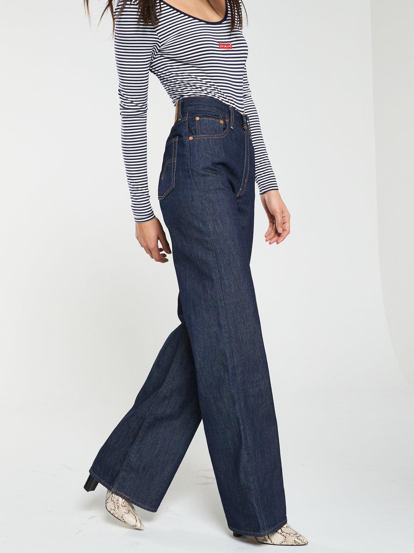 wide leg jeans levis