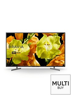 Sony BRAVIA KD55XG81, 55 inch, 4K Ultra HD, HDR, Smart TV - Black