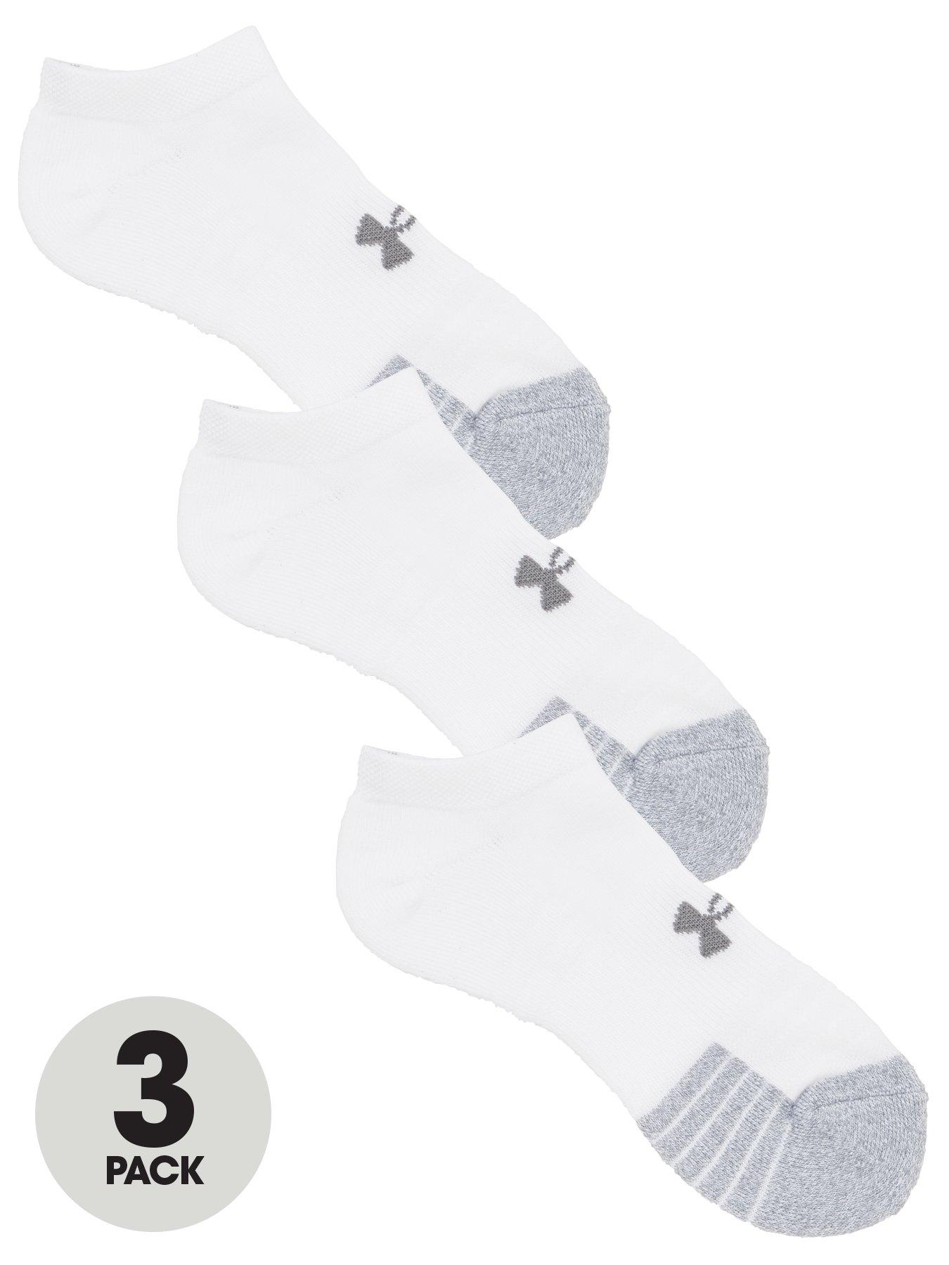 Under Armour Erwachsenen HeatGear® Füßlinge  3er-Pack Weiß XL