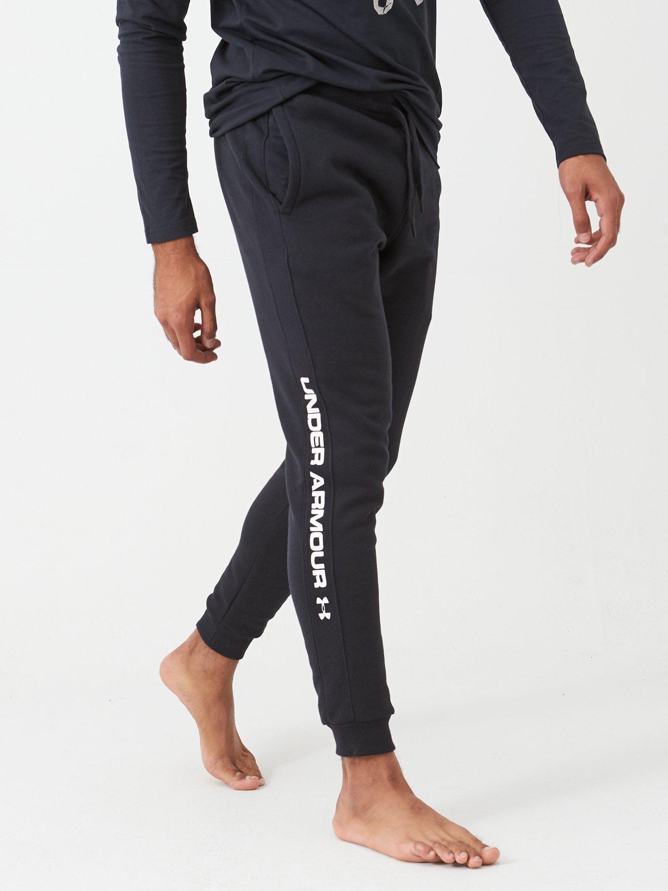 ua rival fleece logo joggers