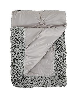 Product photograph of Imogen Throw - Silver from very.co.uk
