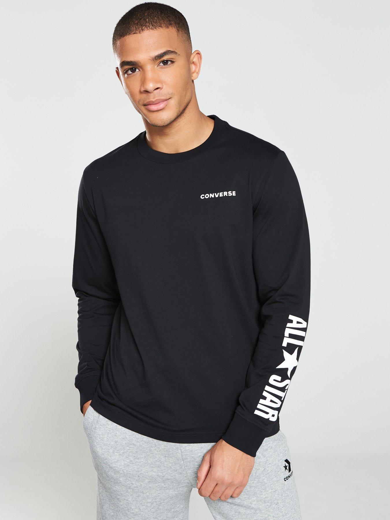 converse long sleeve t shirt mens