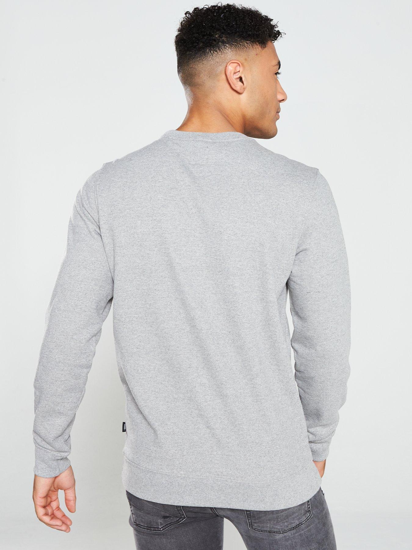 Vans Classic Crew Neck Sweat - grey Marl | very.co.uk