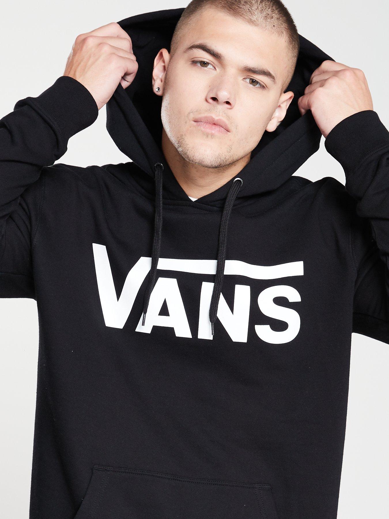 Men s Classic Logo Hoodie Black White