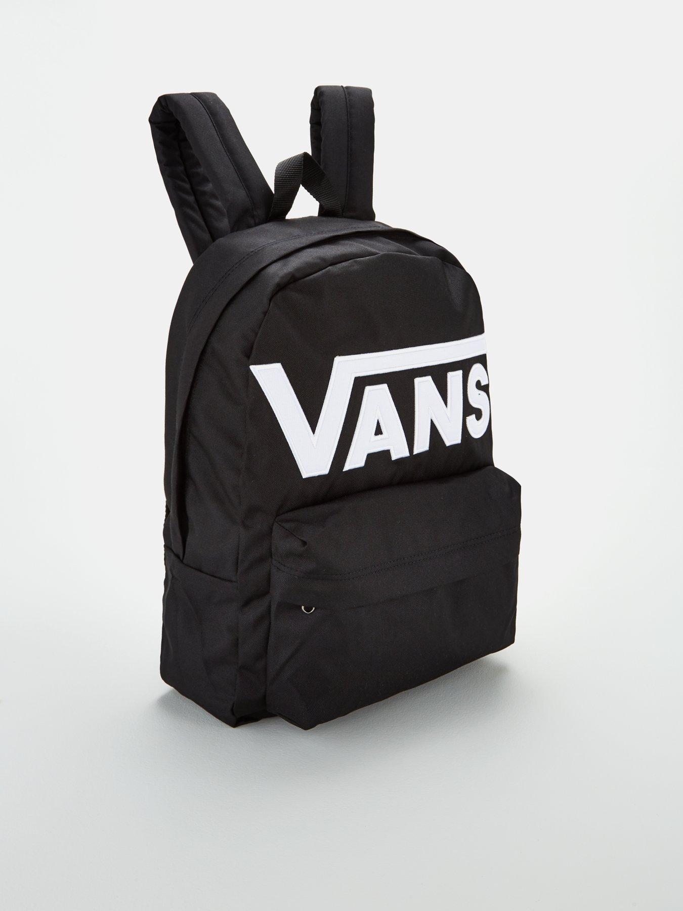vans old skool black bag