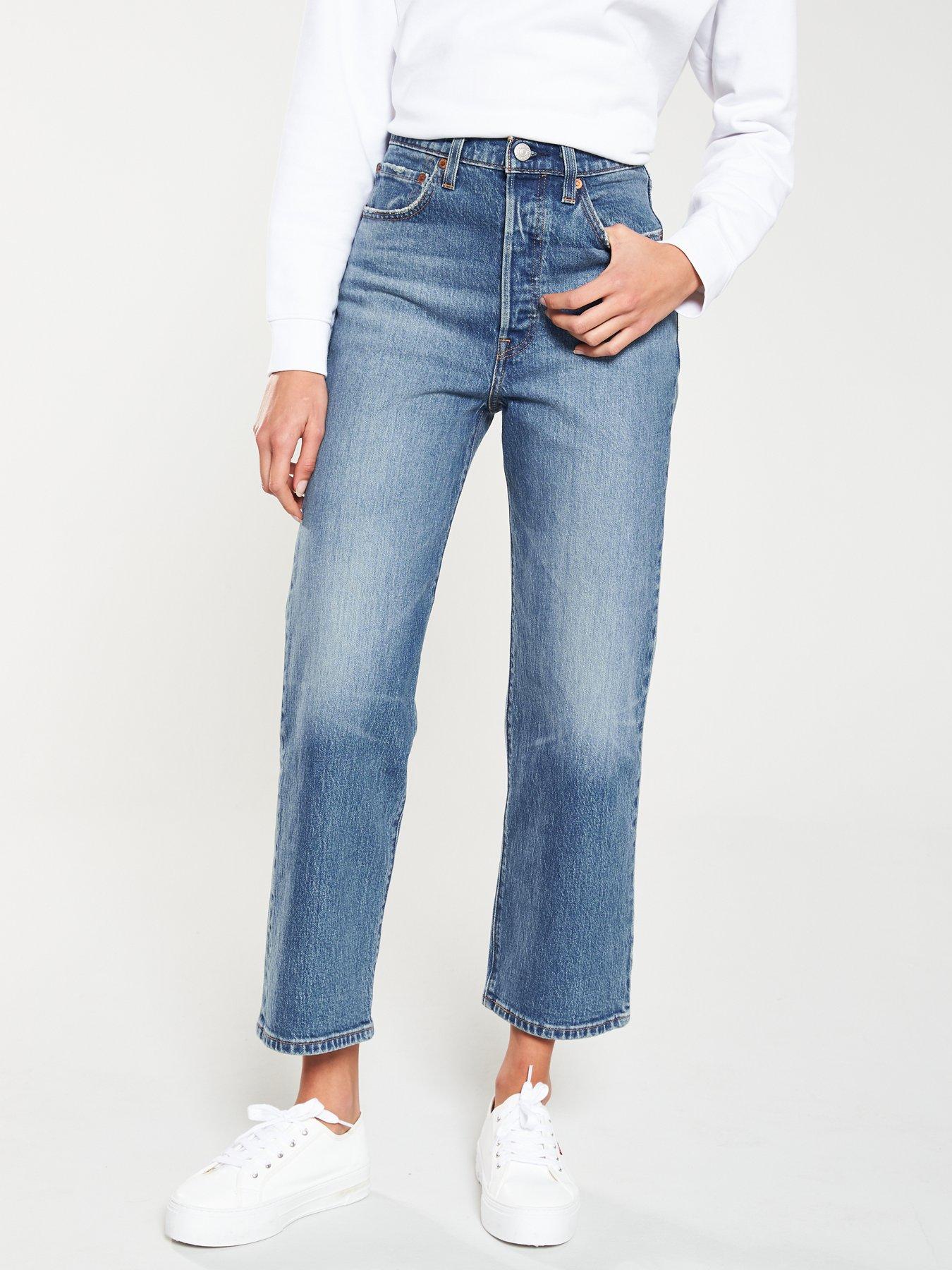 levi ribcage jeans uk