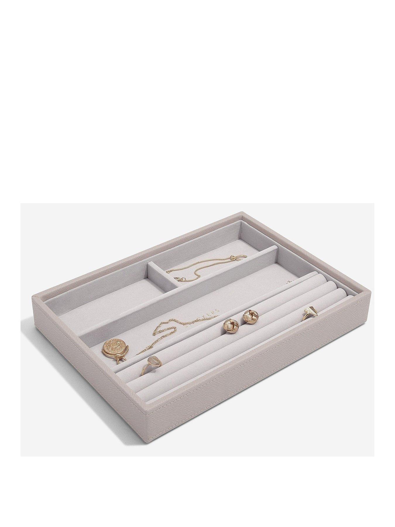Stackers Classic 4 Section Tray - Taupe