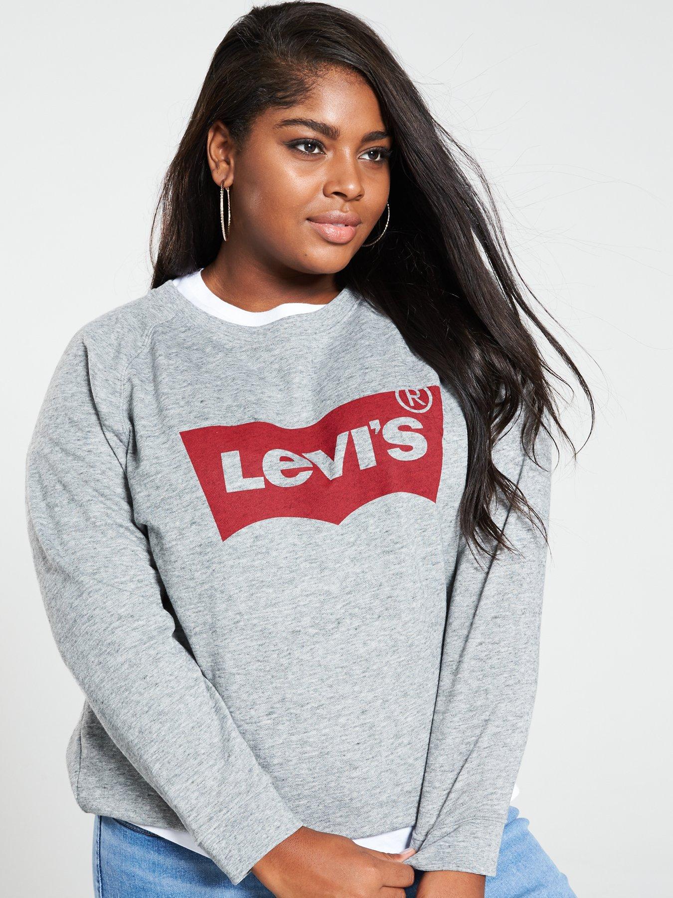 levi's grey sweatshirt