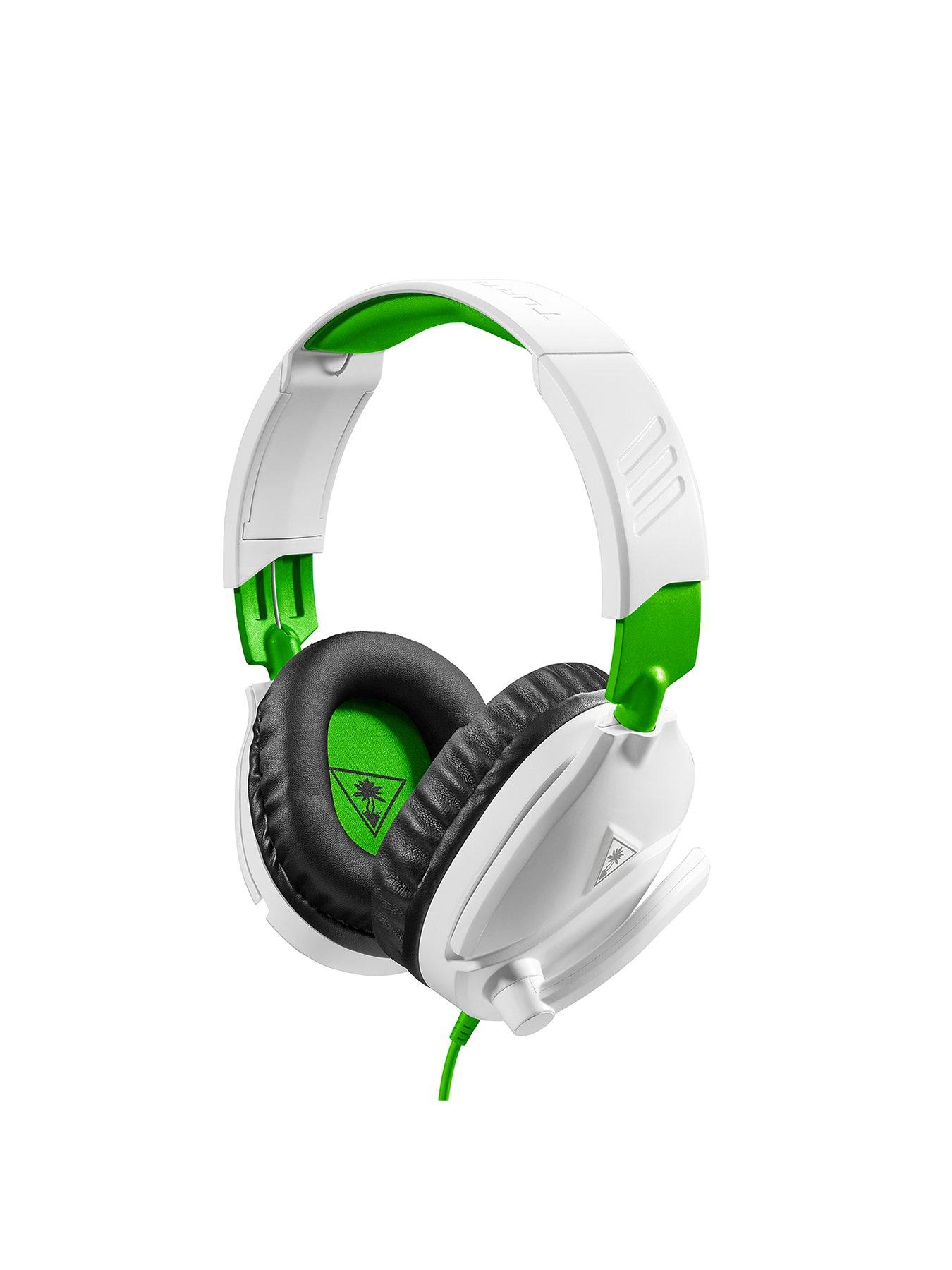 White gaming shop headset ps4