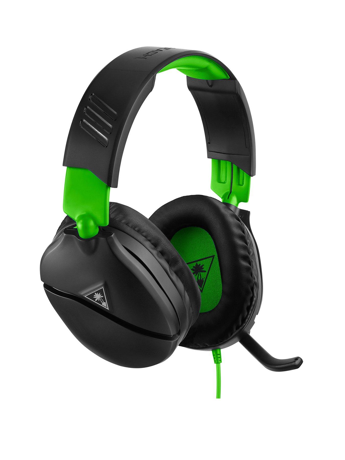 Recon 70x Gaming Headset for Xbox One Xbox Series X PS5 PS4 Switch PC Black Green