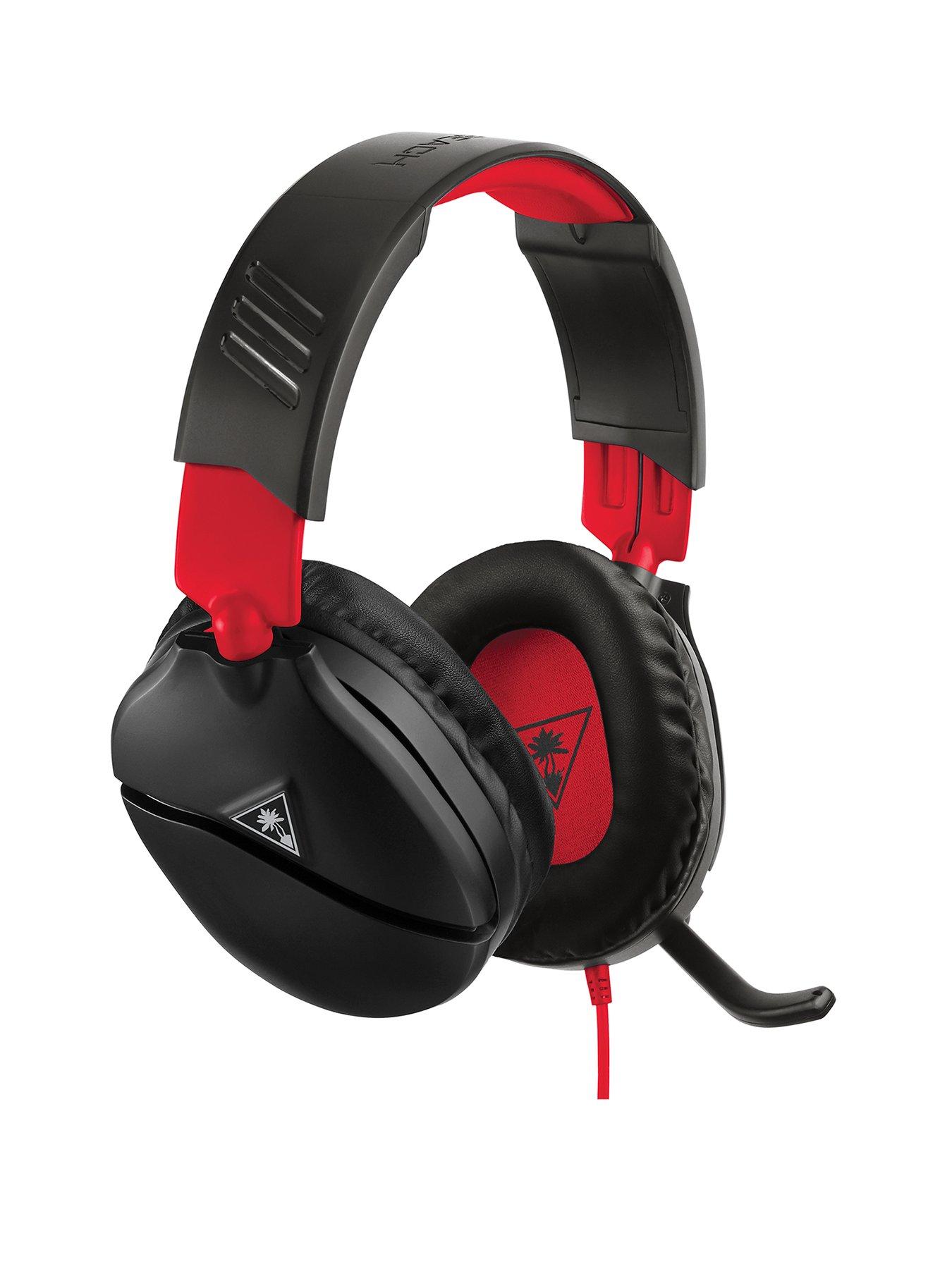 Turtle Beach Recon 70N Gaming Headset for Nintendo Switch PS5 PS4 Xbox PC Black Red Very