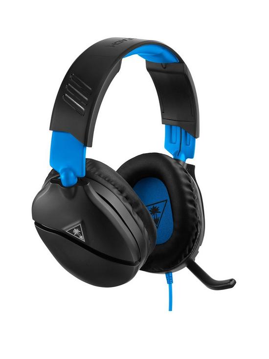 front image of turtle-beach-recon-70p-gaming-headset-for-ps5-ps4-xbox-switch-pc-black-amp-bluenbsp