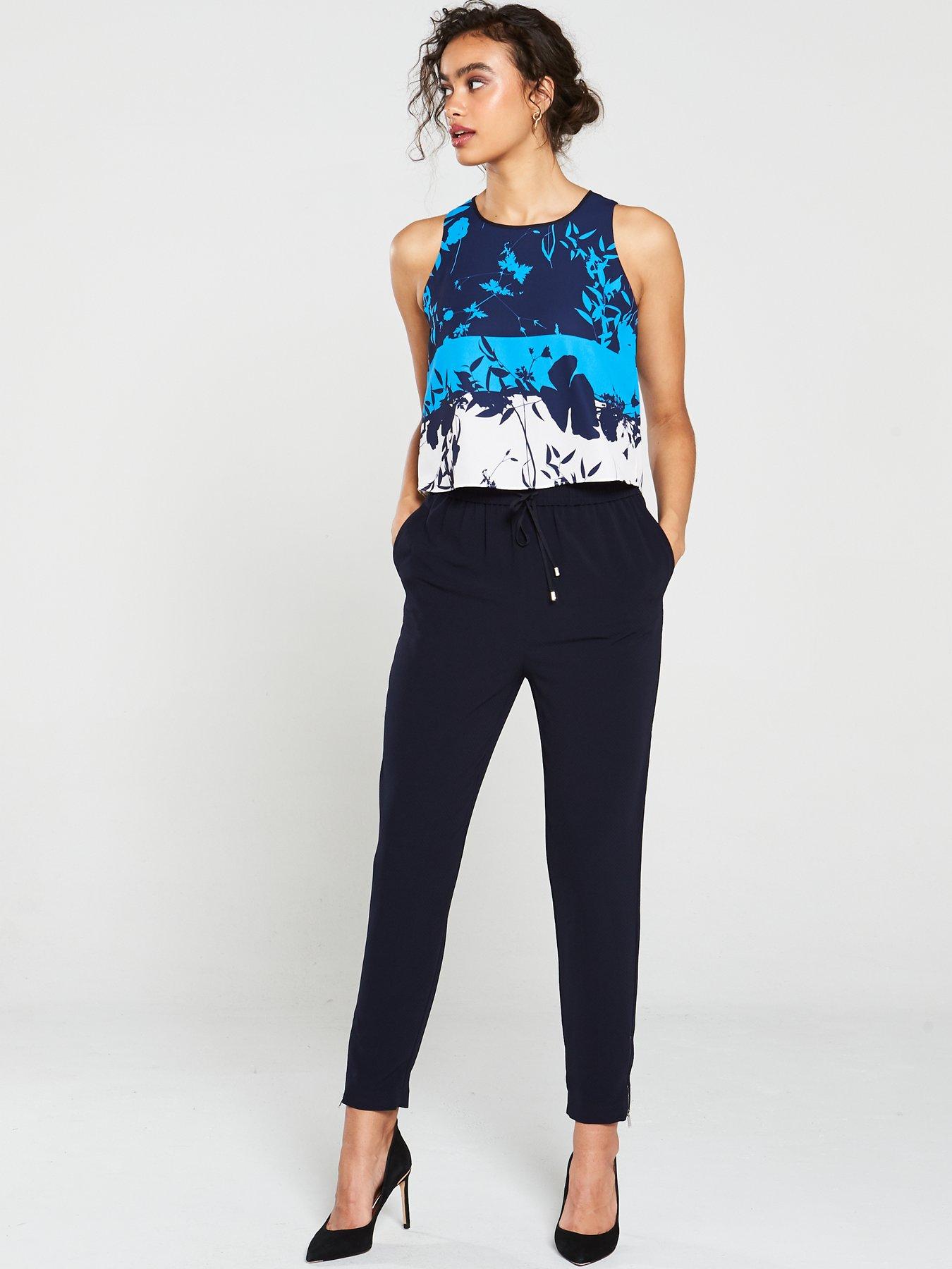 ted baker blue jumpsuit