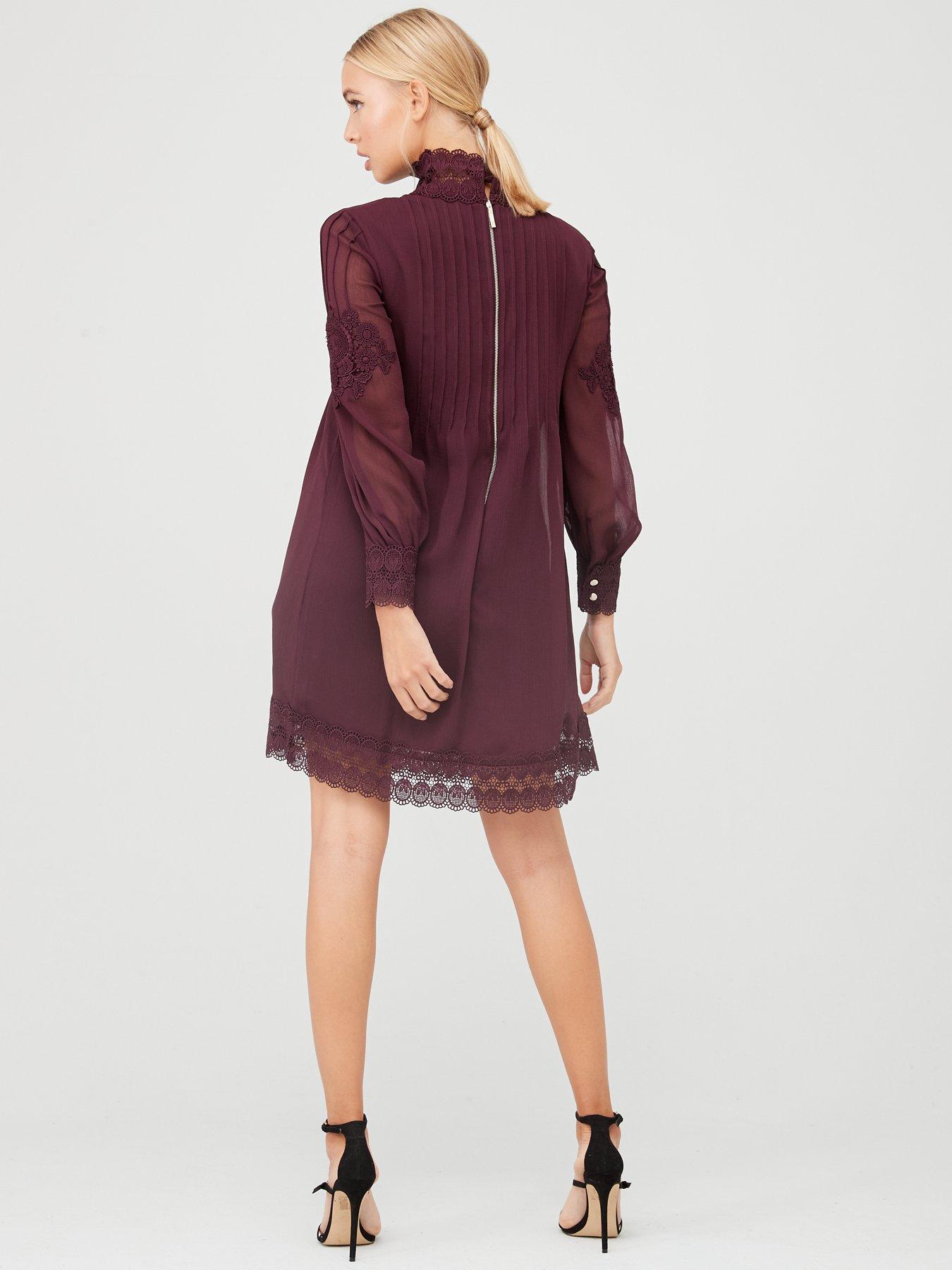 ted baker anneah lace mini dress