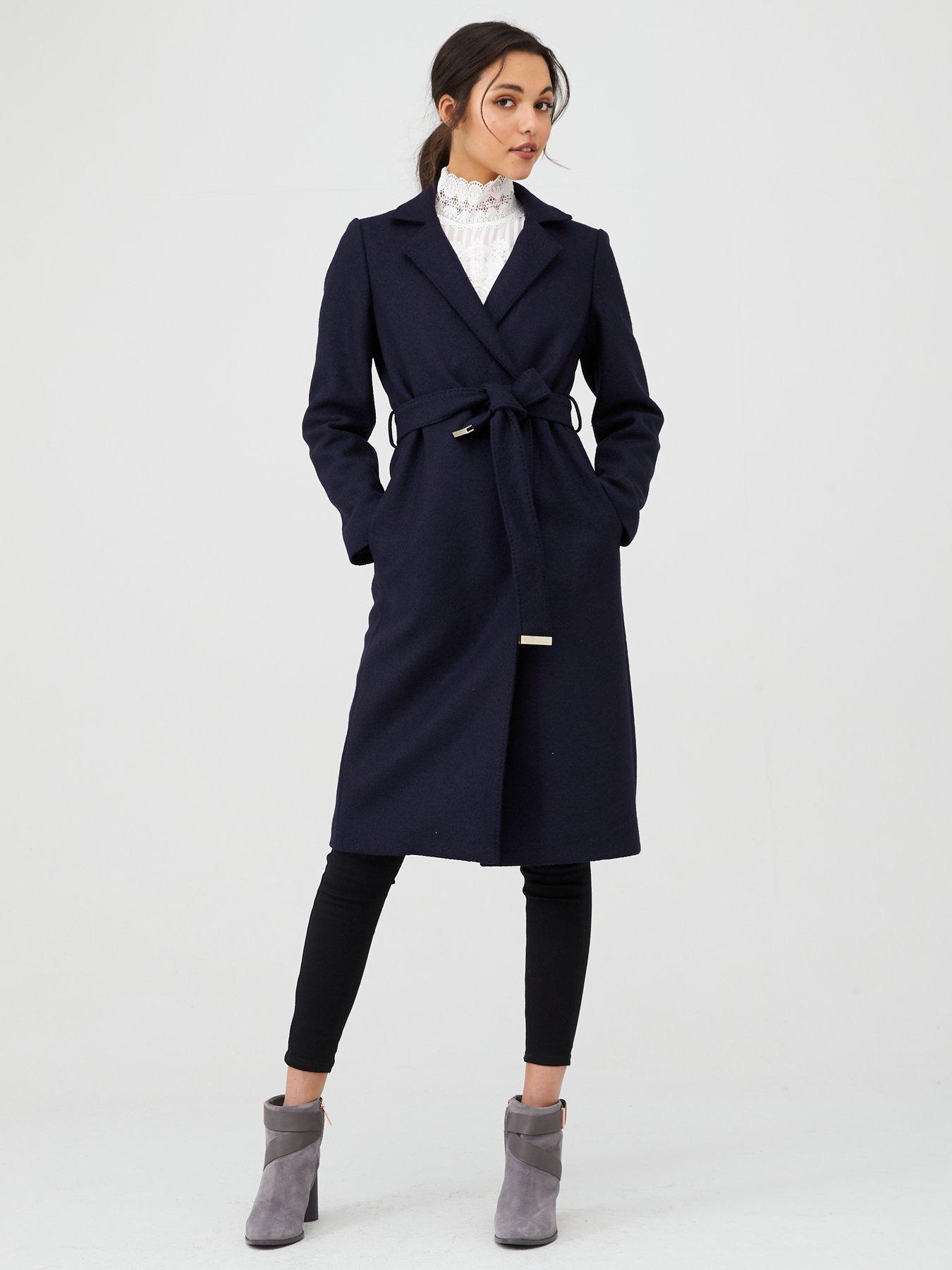 wrap coat ted baker