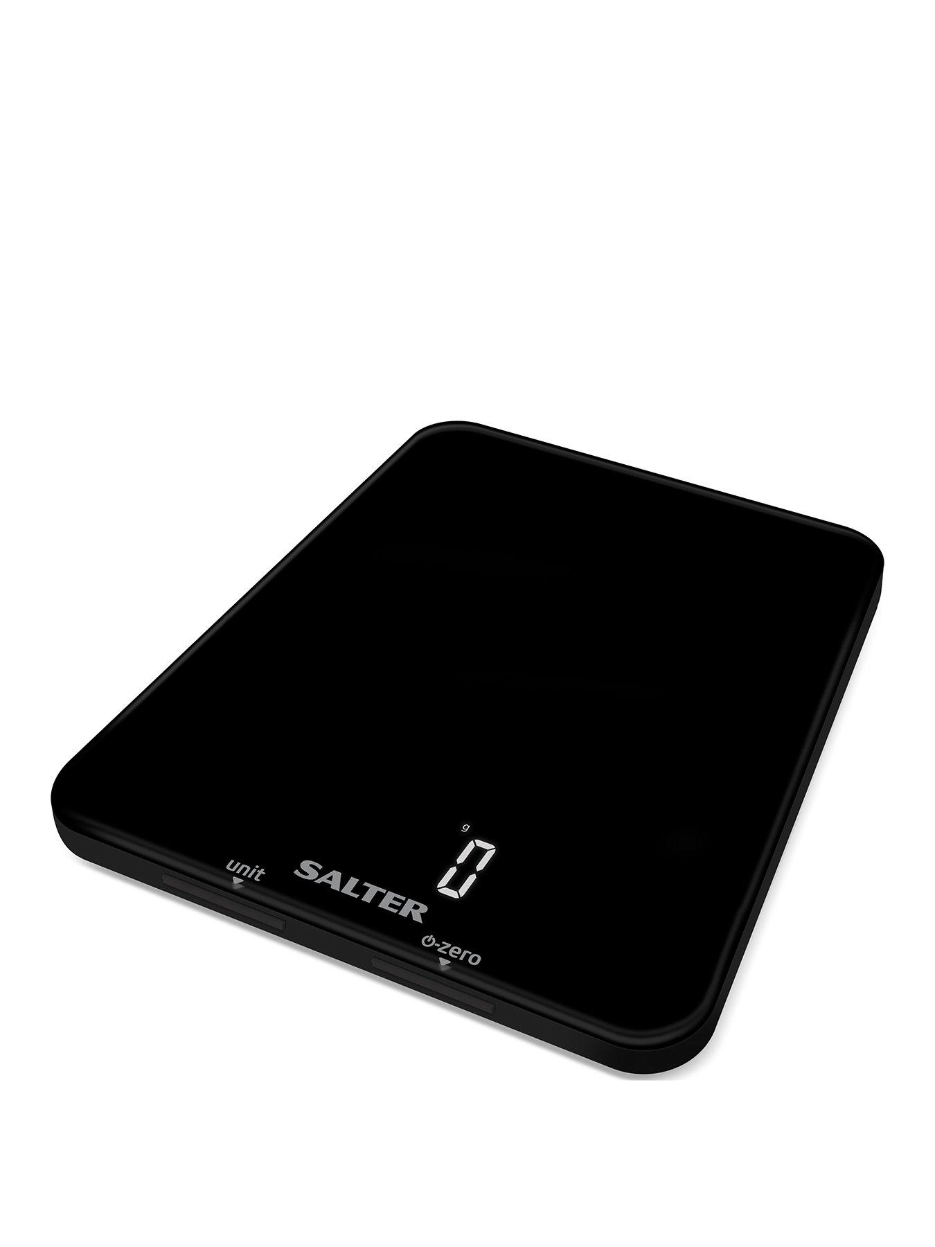 Product photograph of Salter Phantom Electronic Kitchen Scale from very.co.uk