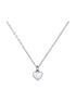  image of ted-baker-hara-tiny-heart-pendant-necklace-silver