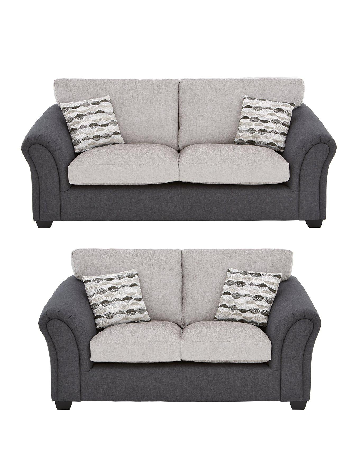 Quartz Fabric Standard 3 Seater 2 Seater Standard Back Compact