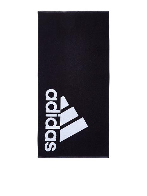 adidas-logo-towel-black