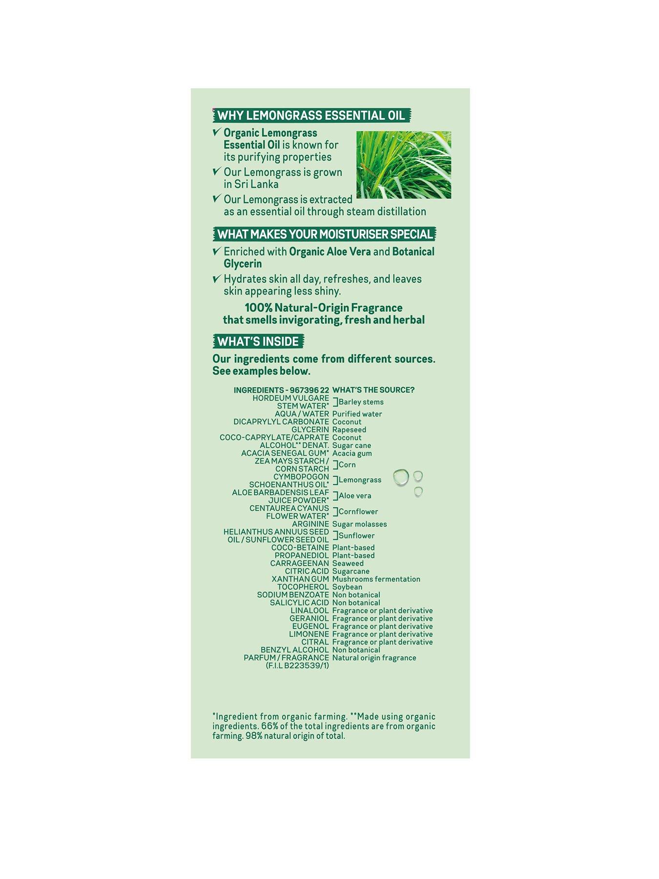 garnier organic moisturiser