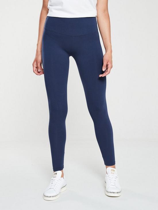 front image of v-by-very-confident-curve-legging-navy