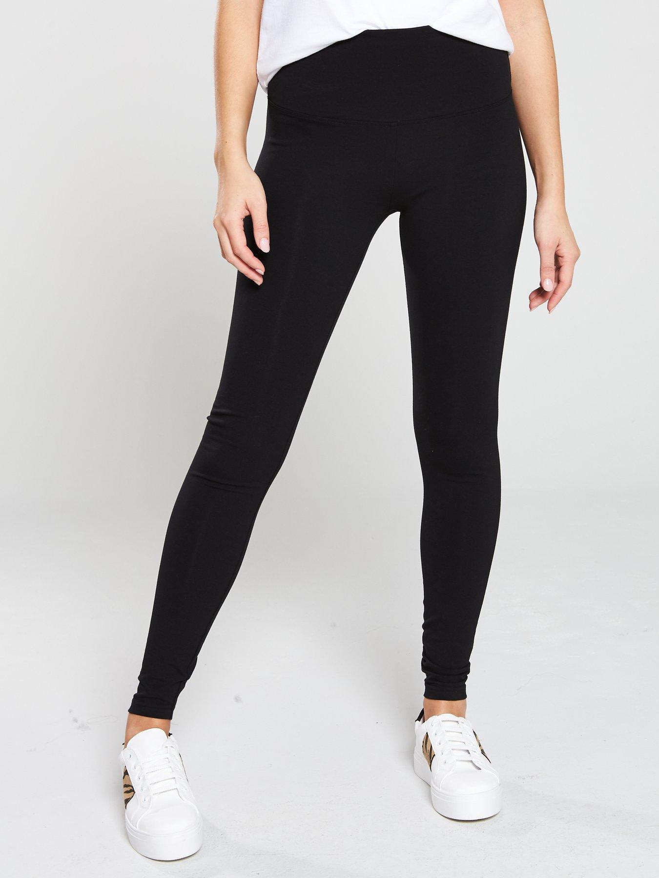 New Look Black Coated Leather-Look Mid Rise Lift & Shape Emilee Jeggings