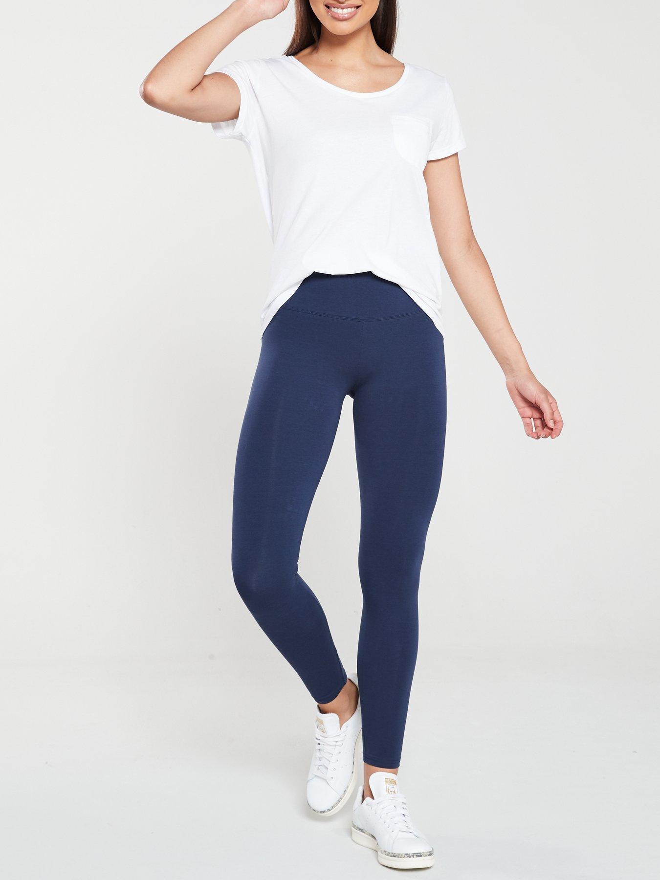 V by Very Petite Petite Confident Curve Legging - Navy