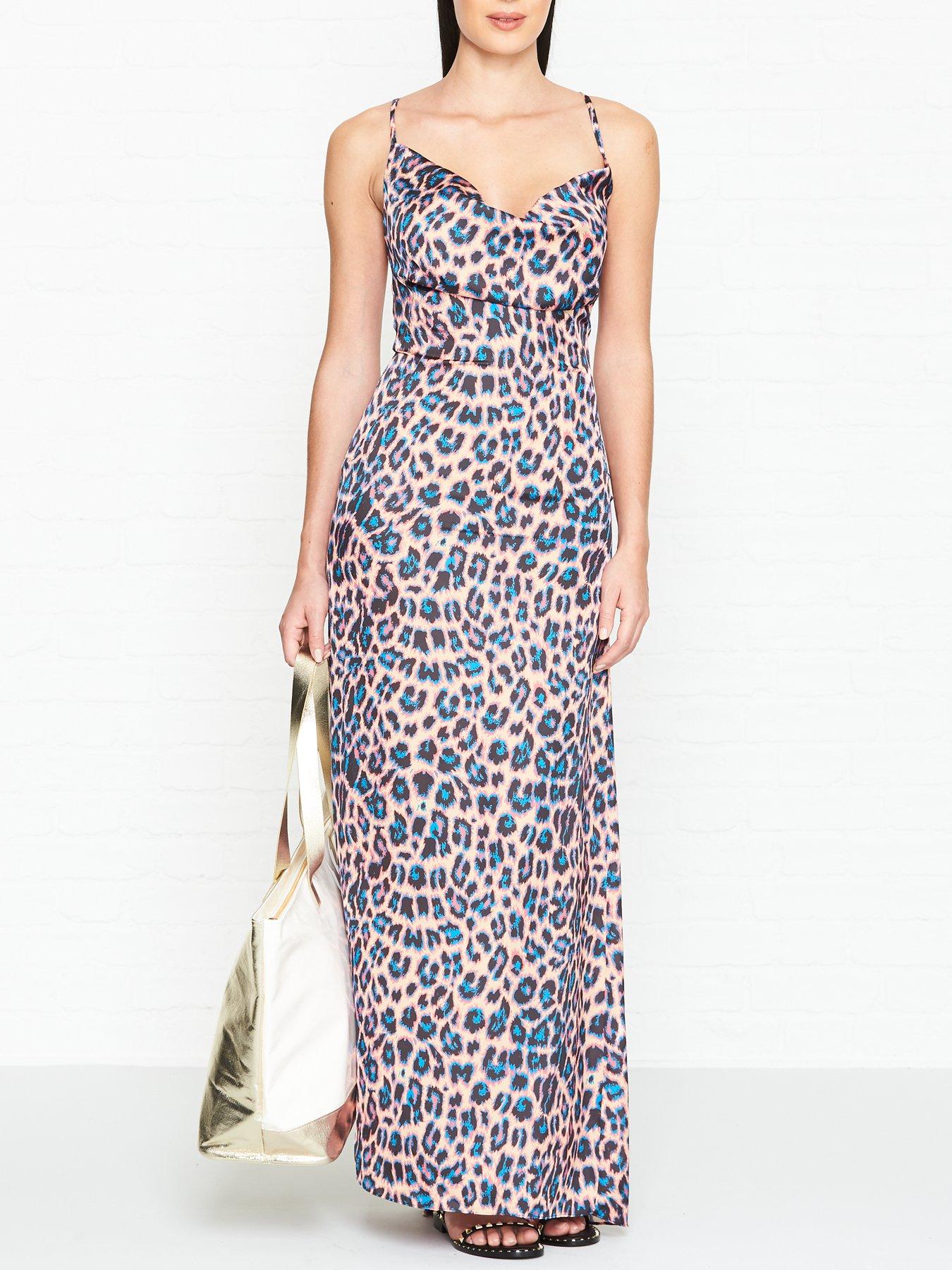leopard print maxi dress uk