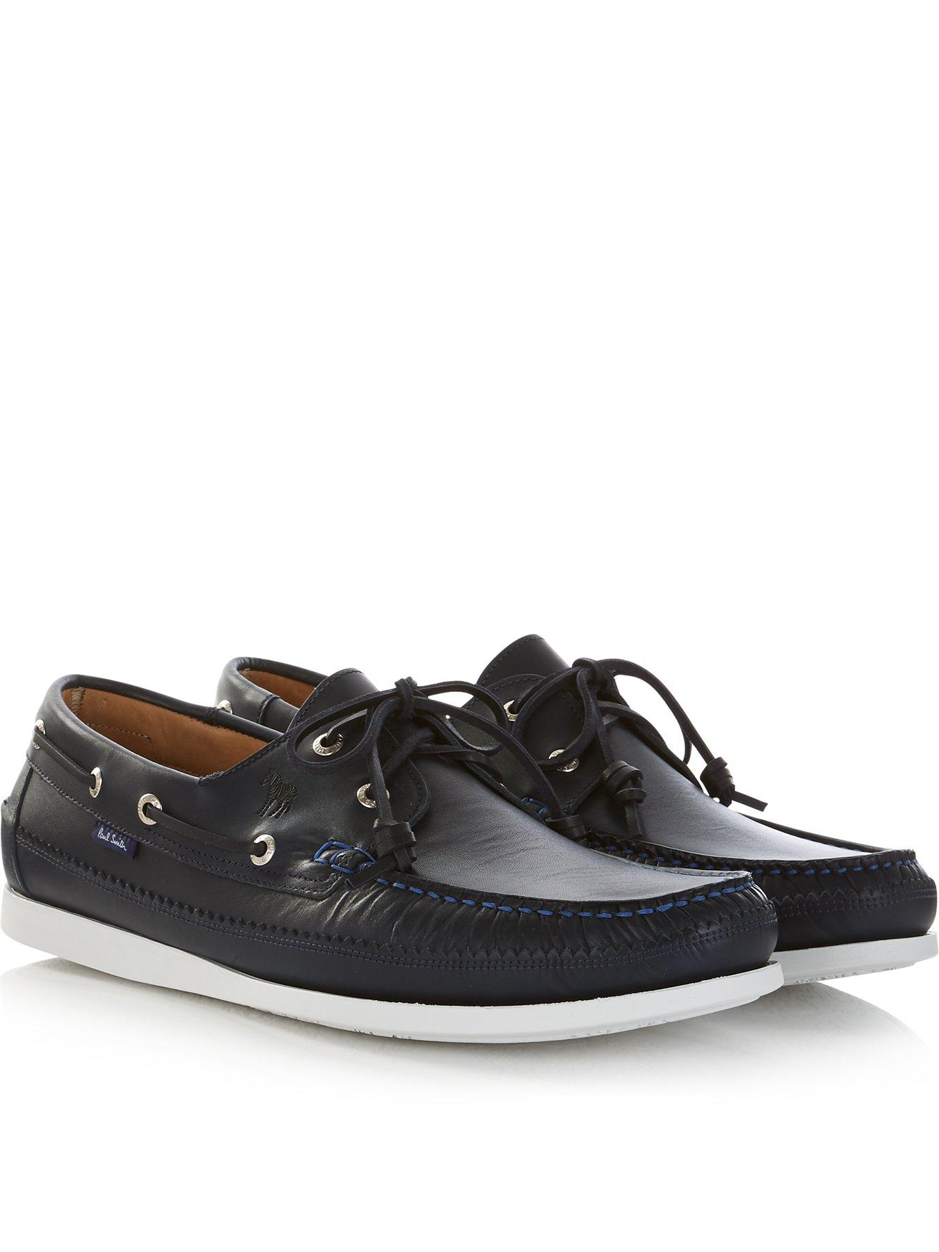 PS PAUL SMITH Men's Archer Leather Boat 