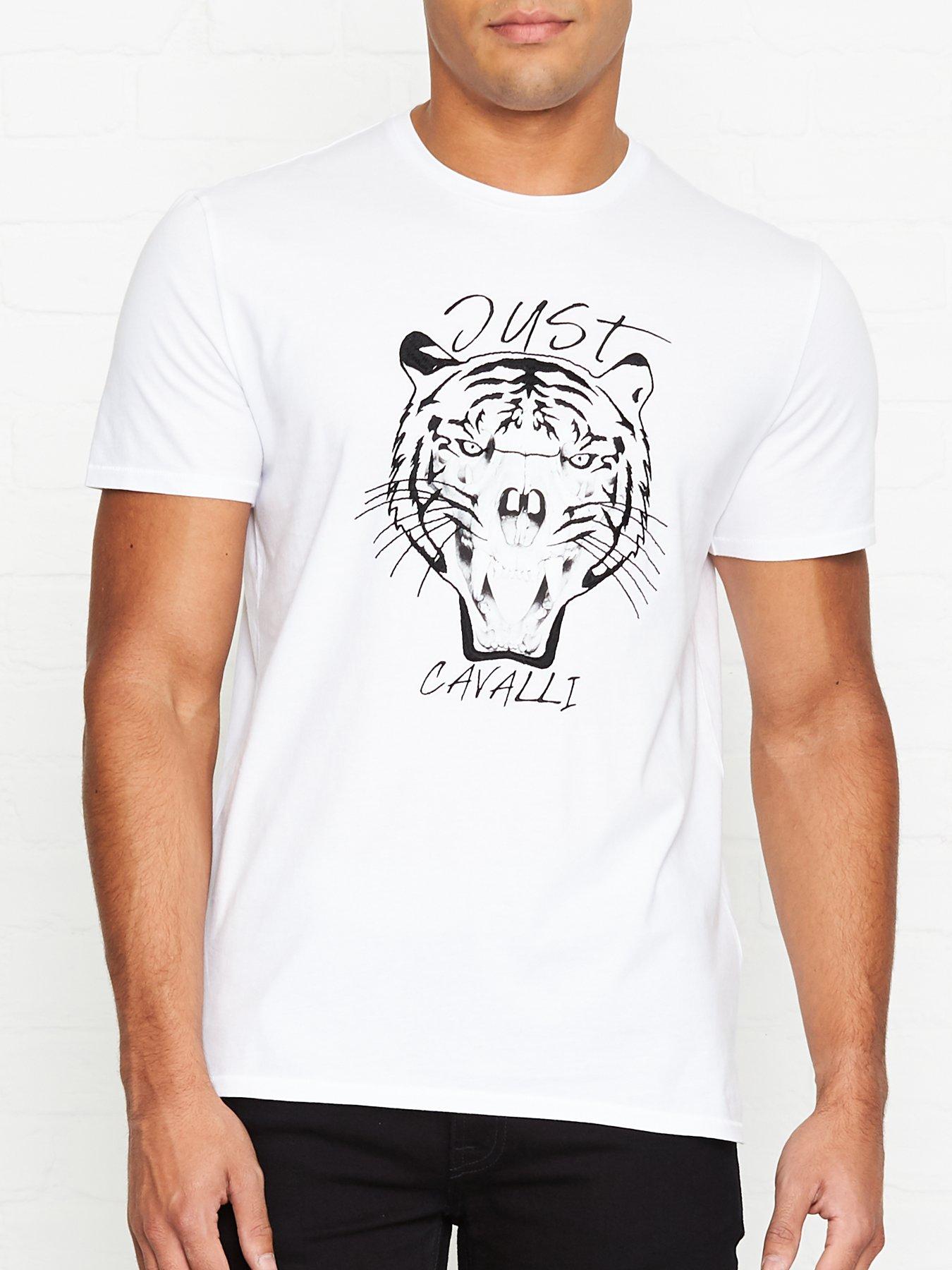 Just Cavalli Tiger Skull Embroidered T-Shirt review