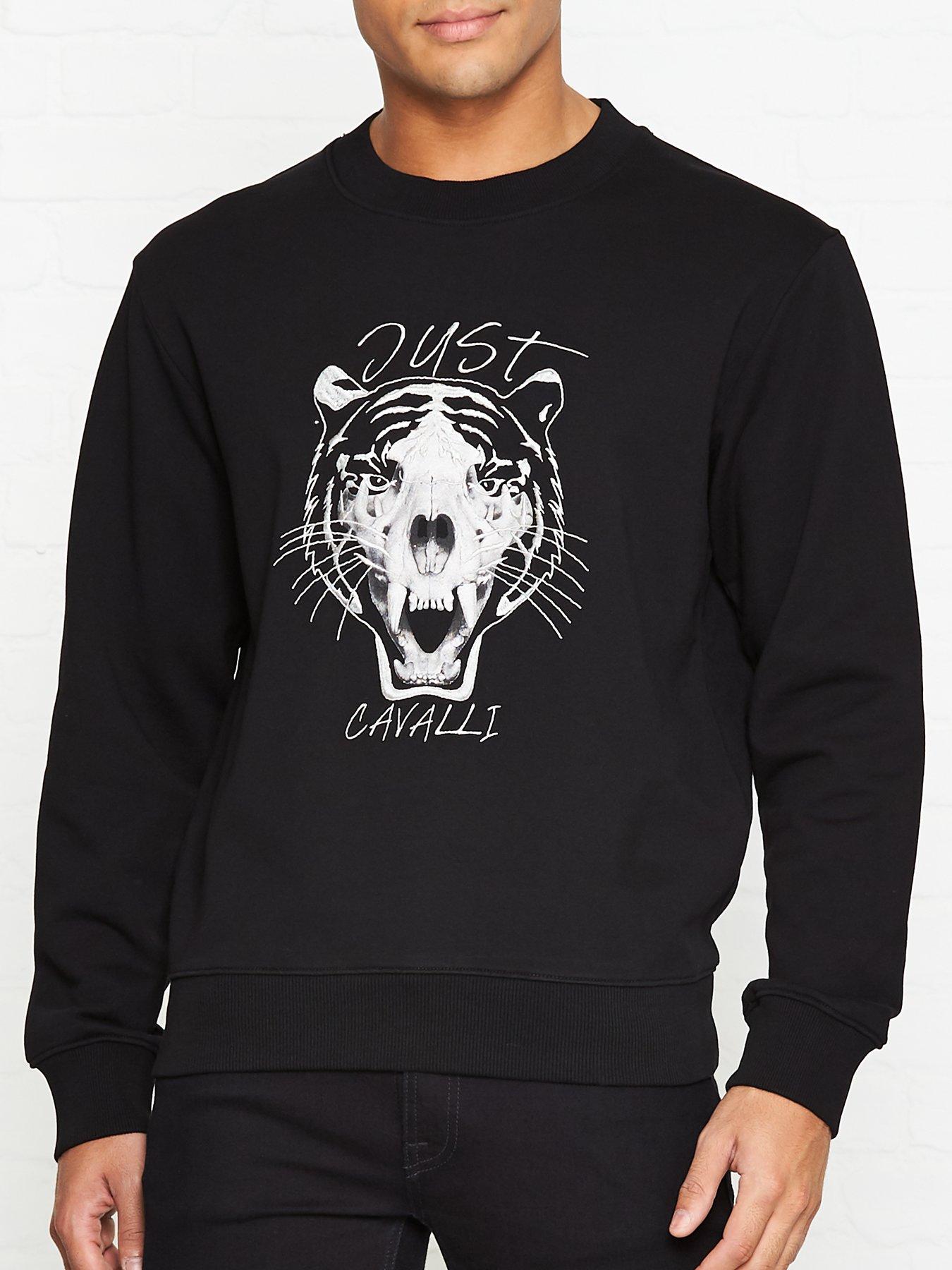 Just Cavalli Tiger Skull Embroidered Sweatshirt review