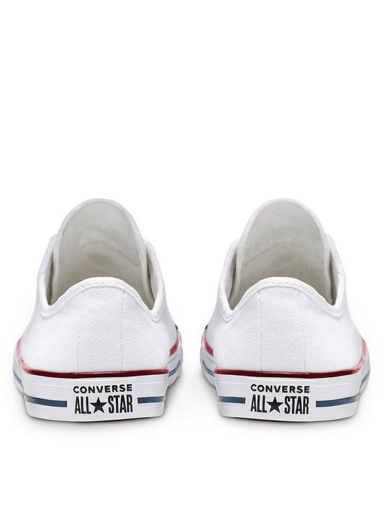 stillFront image of converse-womens-dainty-ox-trainers-white-multi