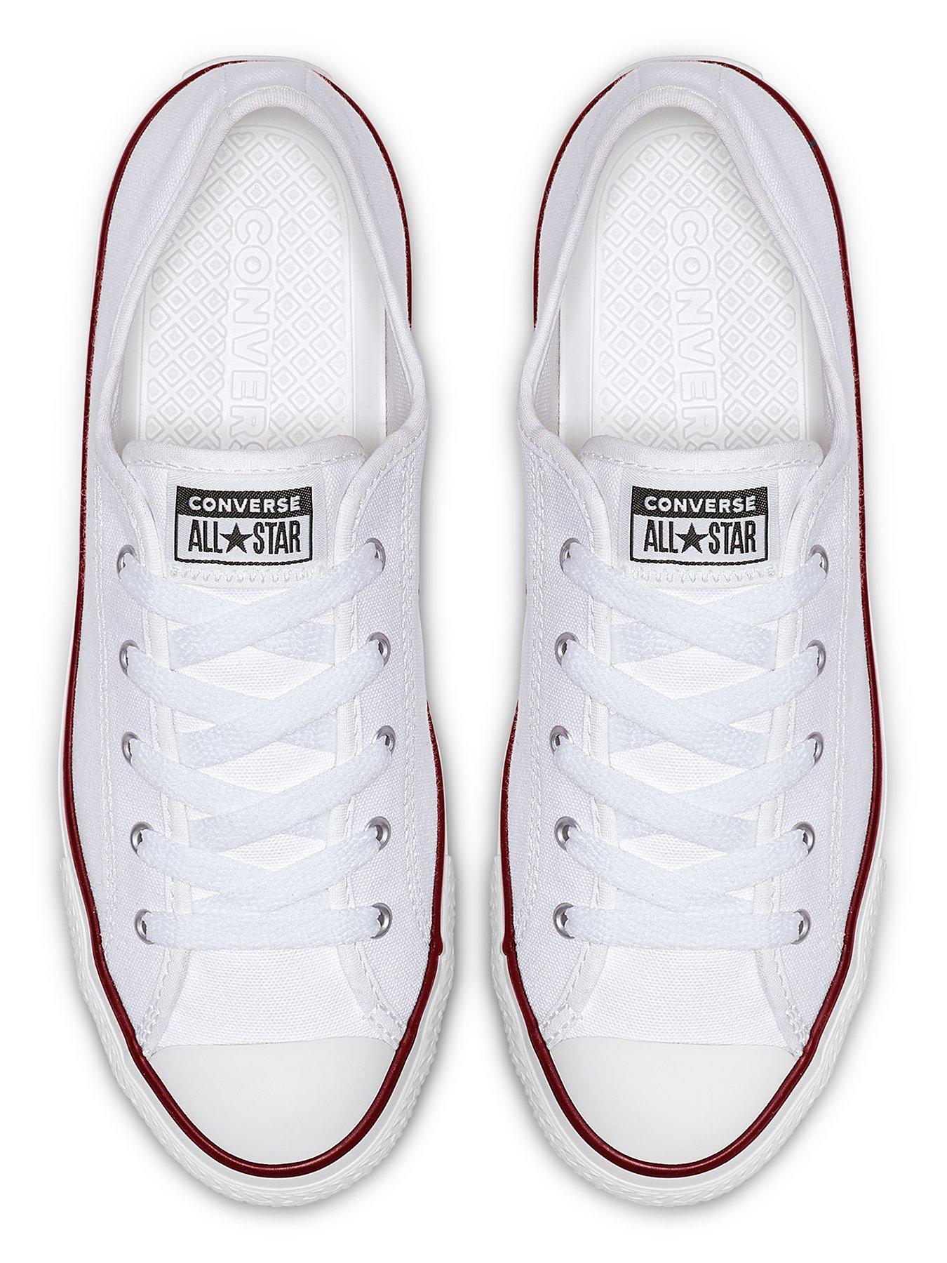 Converse Womens Dainty Ox Trainers White Multi Very