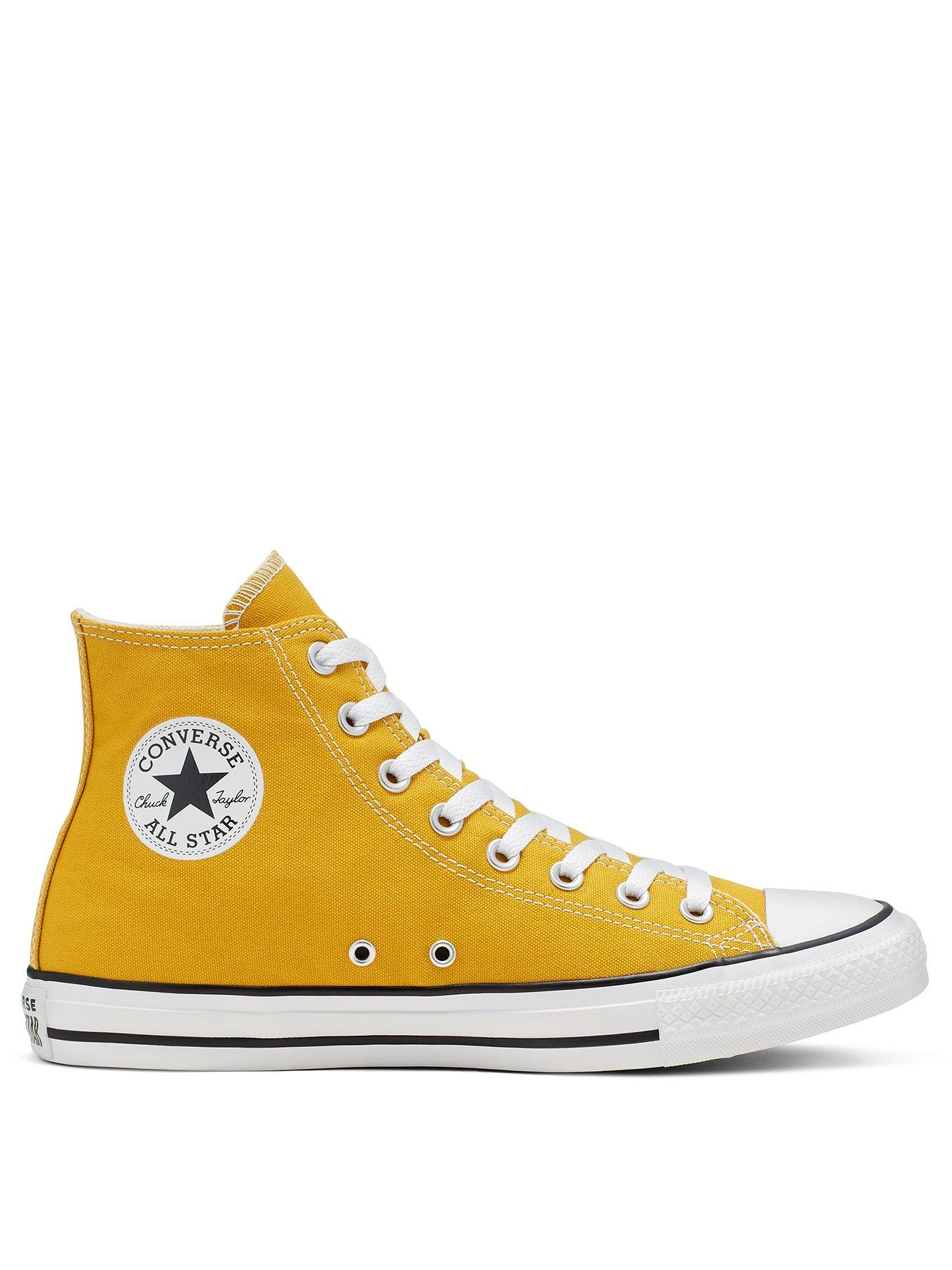 converse mustard high tops