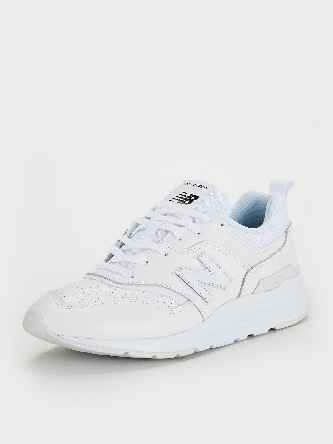 new balance 997 trainers in white