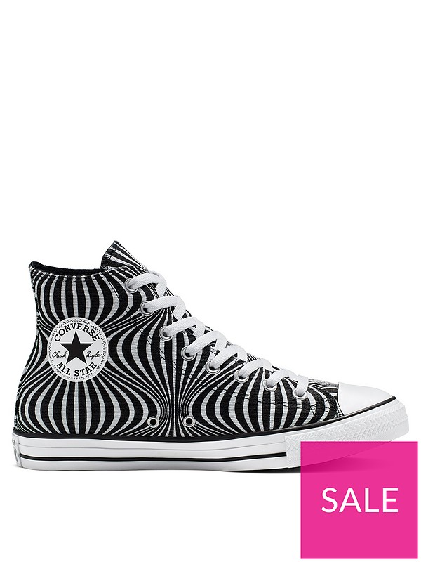 Chuck Taylor All Star Moonshot Canvas Hi Top Plimsolls BlackWhite Chuck Taylor All Star Moonshot Canvas Hi Top Plimsolls BlackWhite