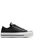  image of converse-chuck-taylor-all-star-platform-lift-clean-leather-ox-black