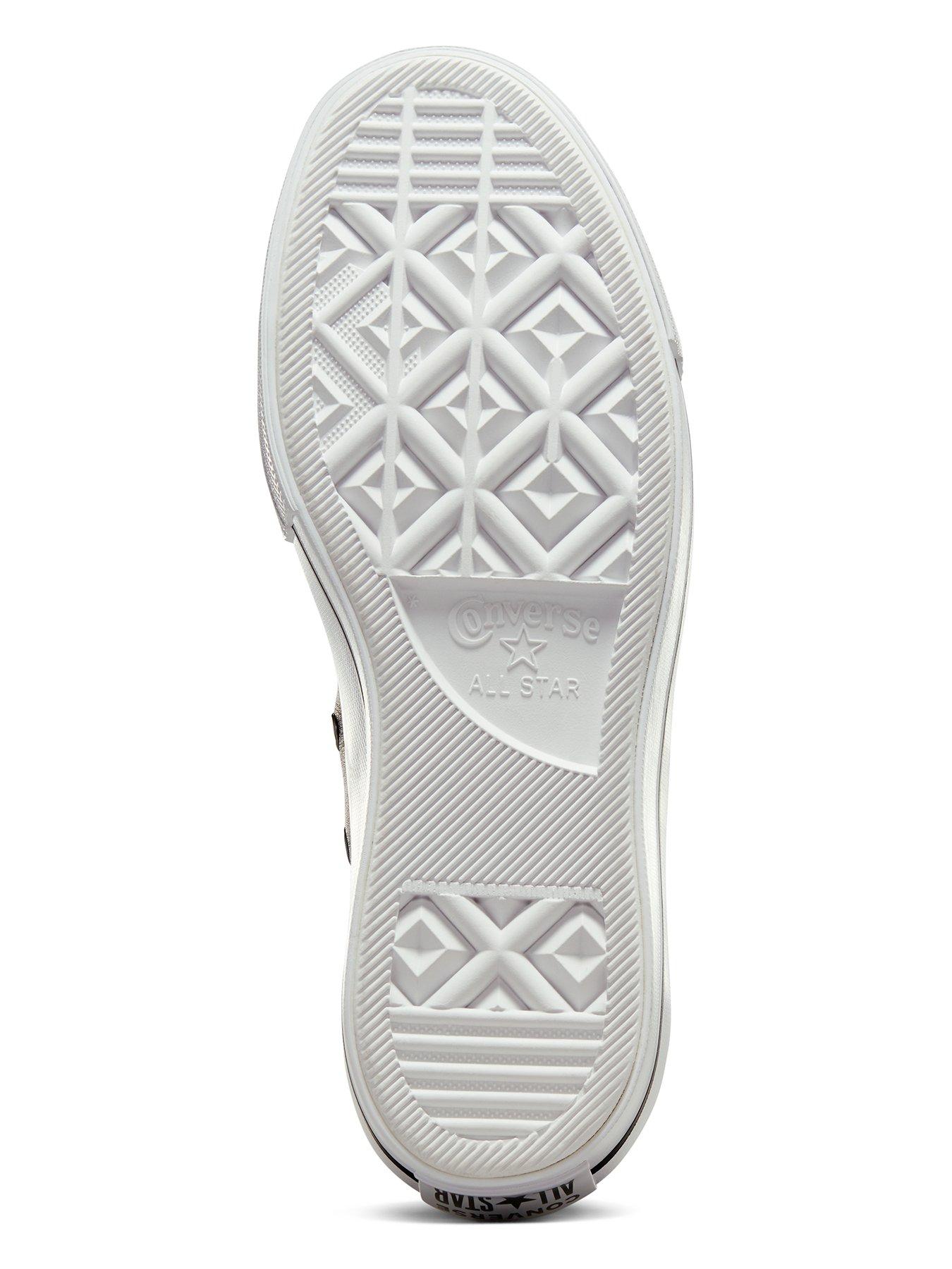 Image 5 of 7 of Converse Womens Leather Lift Ox Trainers - Black/White