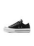  image of converse-chuck-taylor-all-star-platform-lift-clean-leather-ox-black