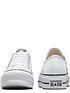  image of converse-womens-leather-lift-ox-trainers-whiteblack