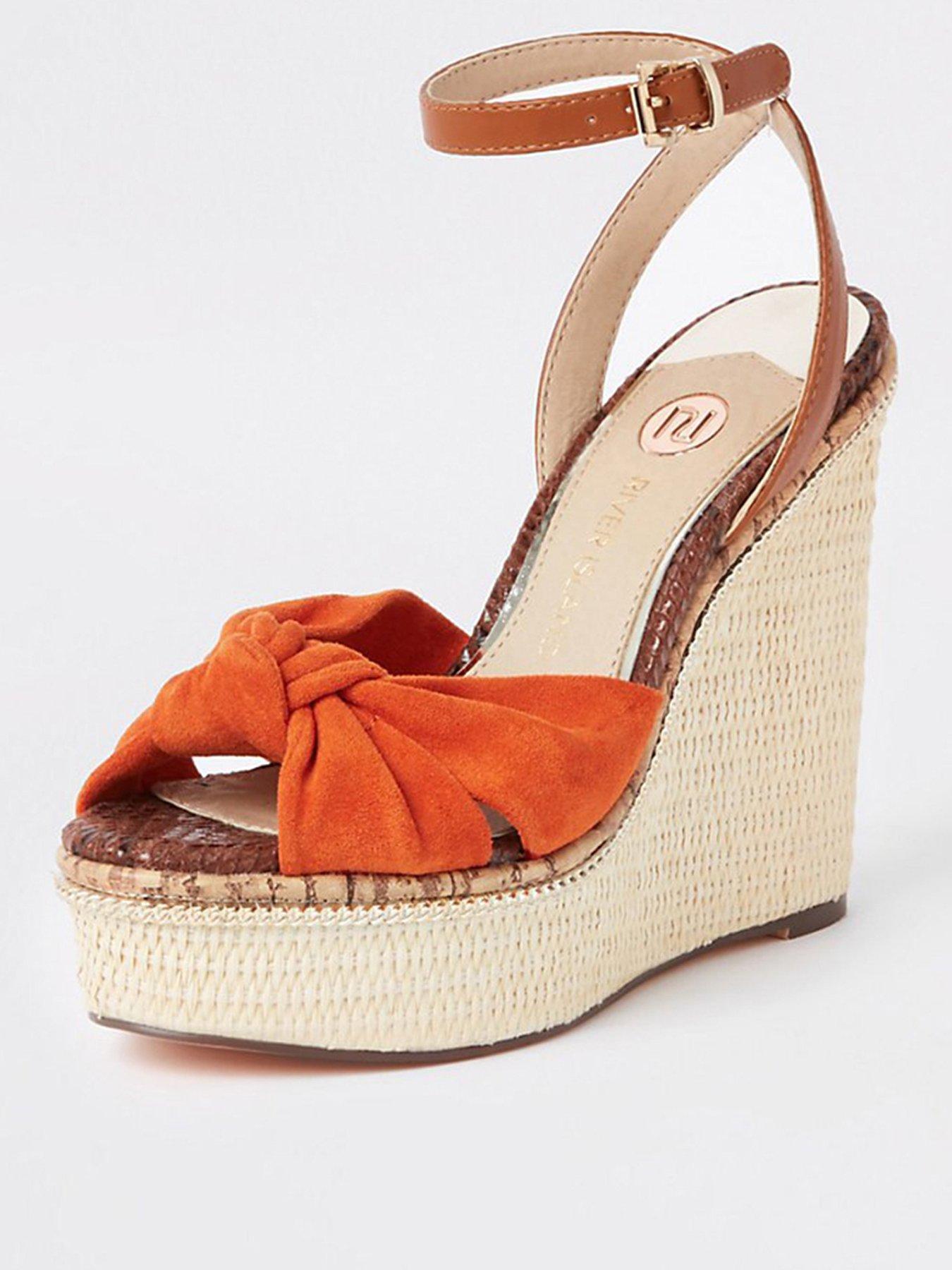 orange heels river island