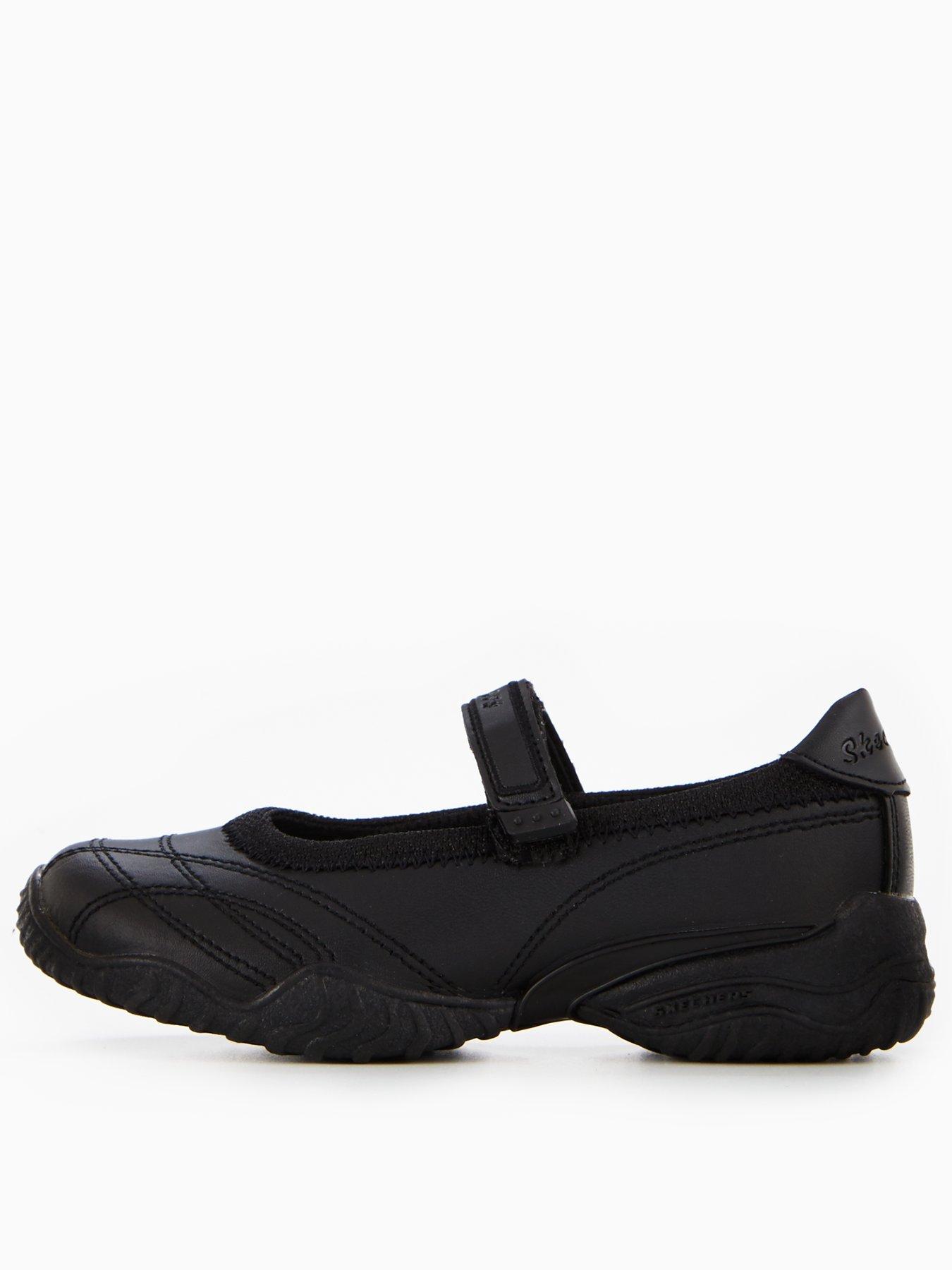 Girls Velocity Pouty Uniform Mary Jane Trainer Black