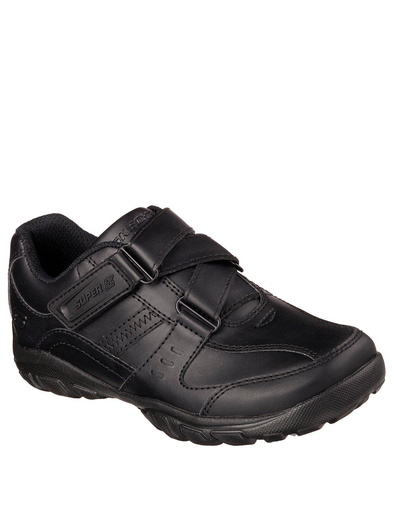 skechers black shoes for school