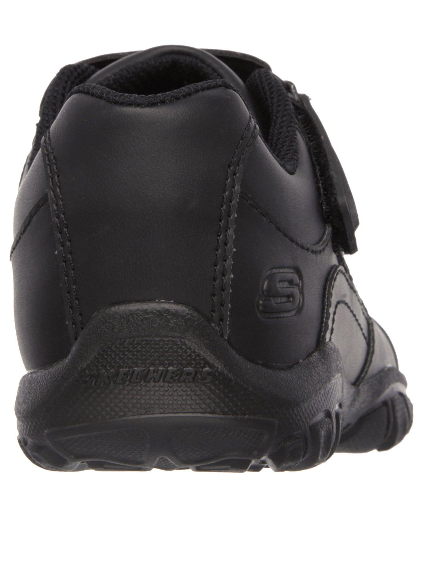 skechers black shoes for school