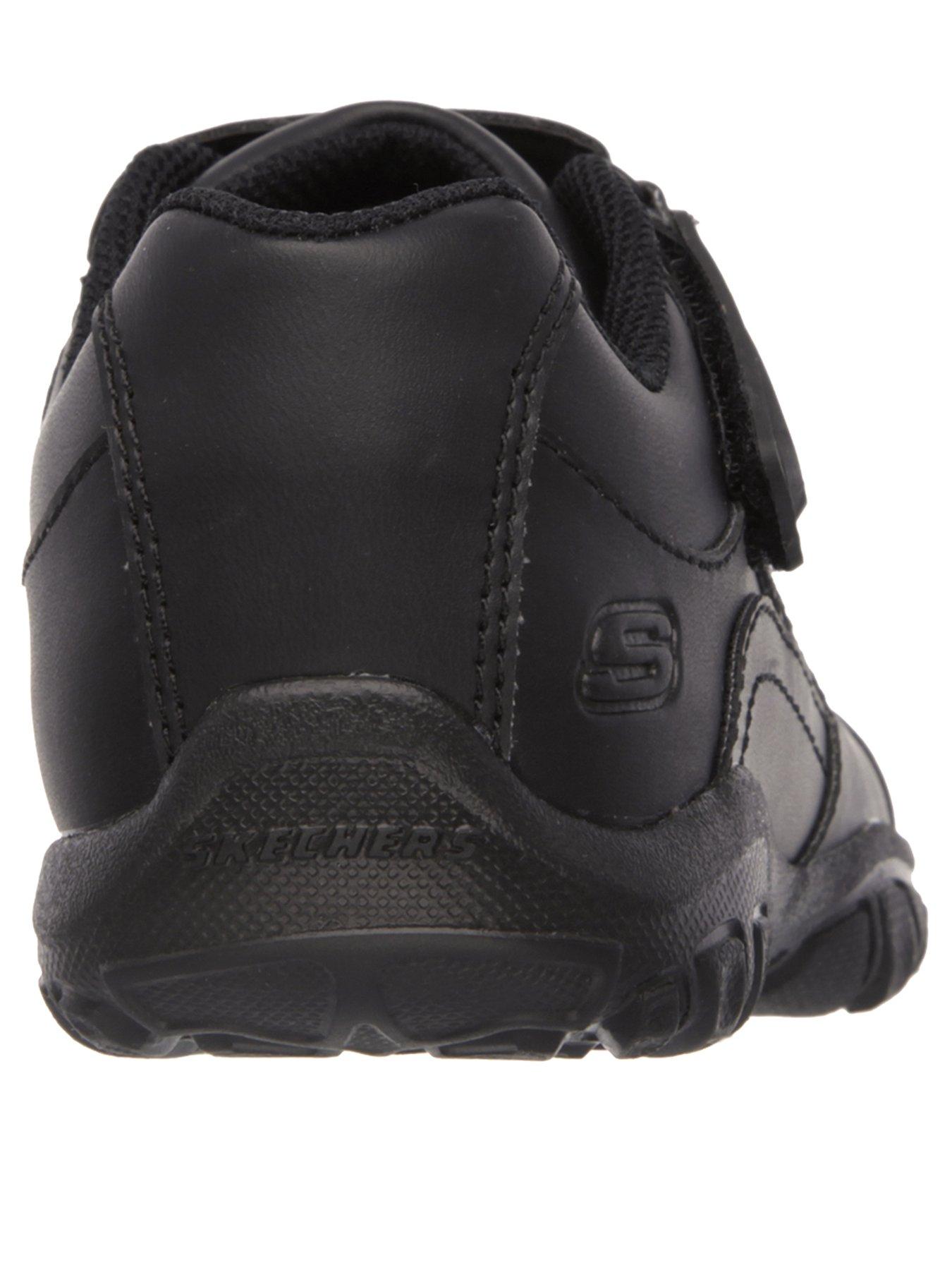 boys black skechers