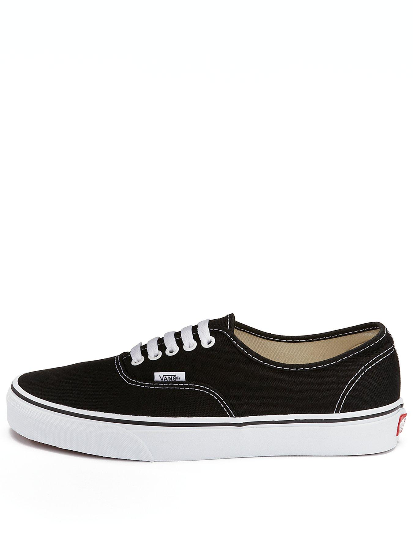 Vans Womens Authentic Trainers Black Very