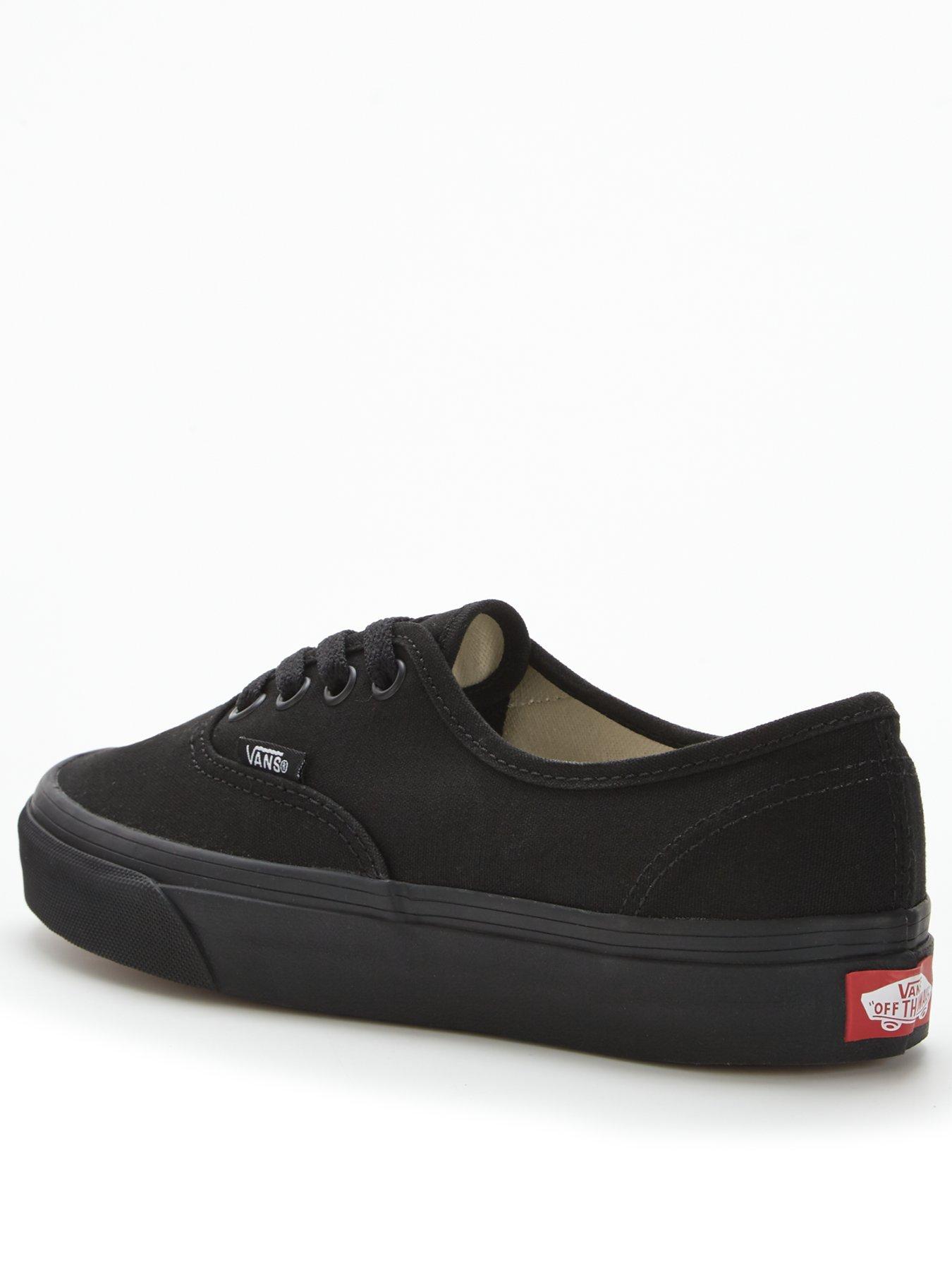 Authentic vans store all black