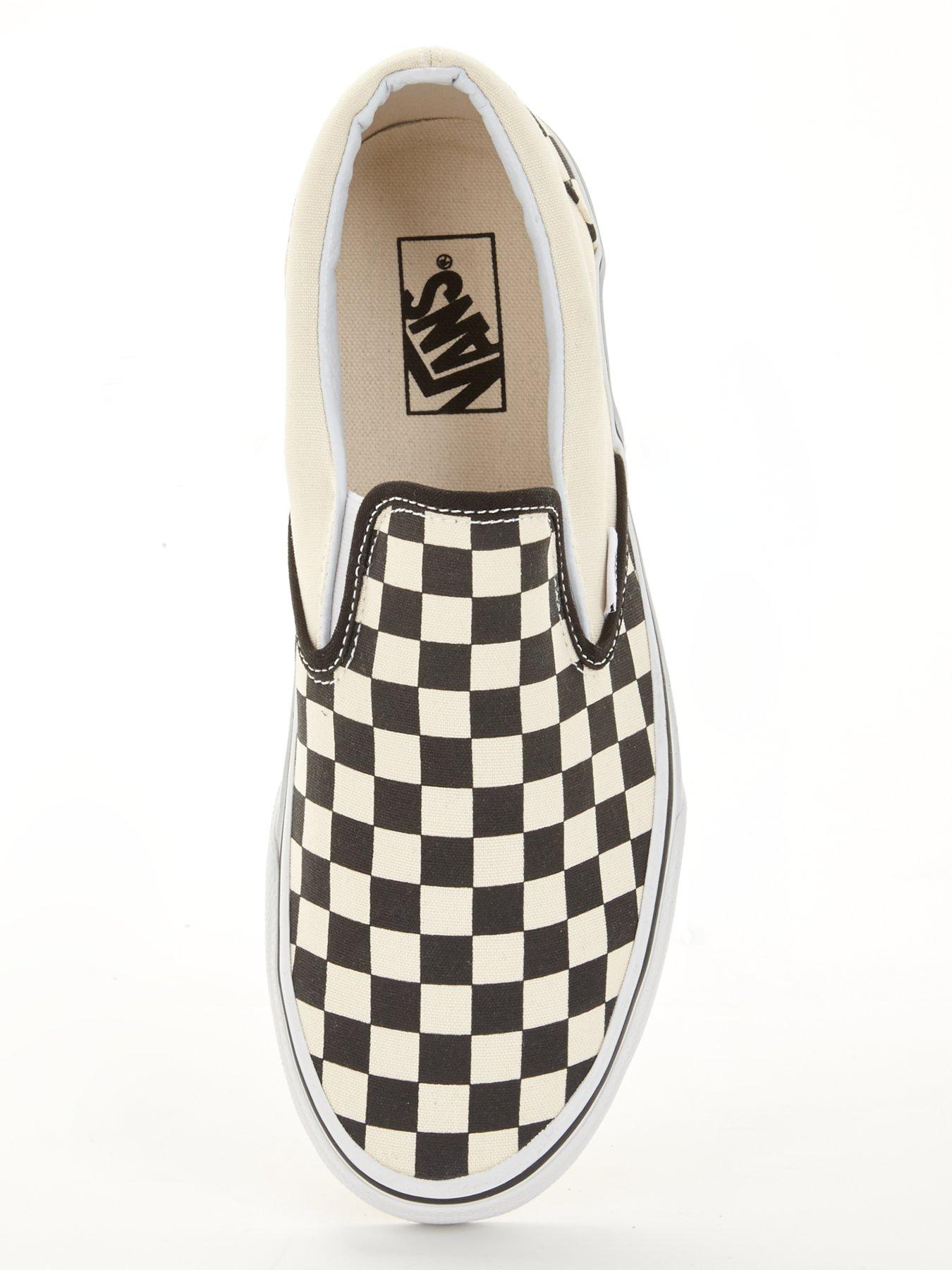 Black checkerboard vans womens sale
