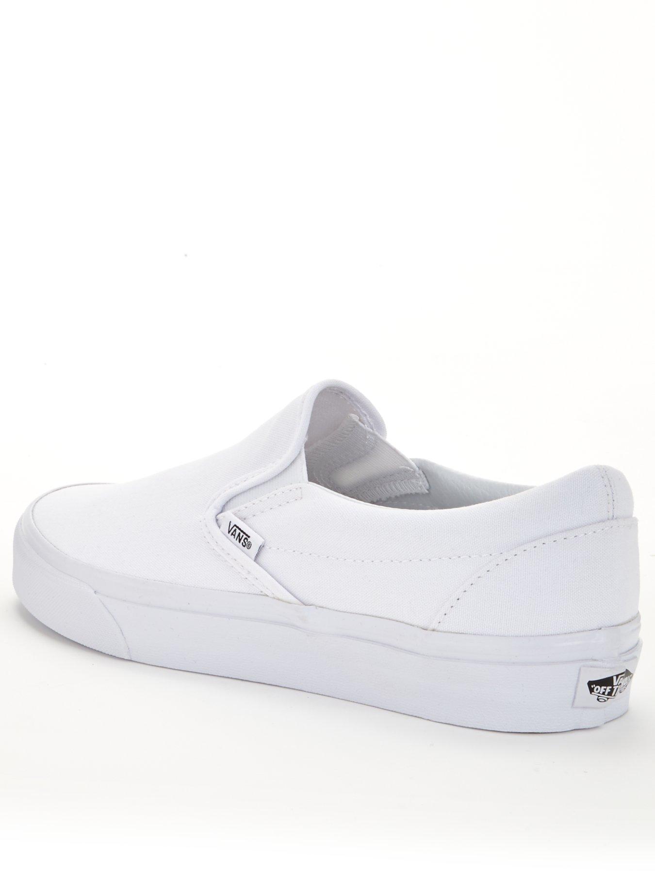 Image 2 of 6 of Vans Womens Classic Slip-On Trainers - White